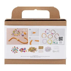 Mini DIY Mix Smykker, Fargerike Armbånd, 1 Forp.