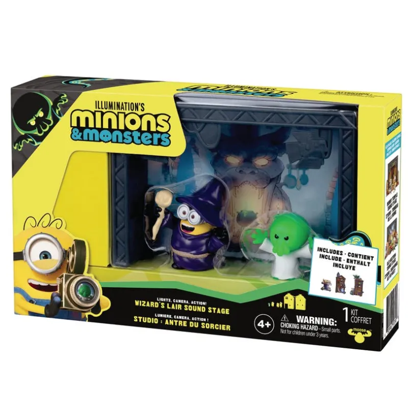 Minions & Monster - 5 cm Stage Set, 2 PK, Asst