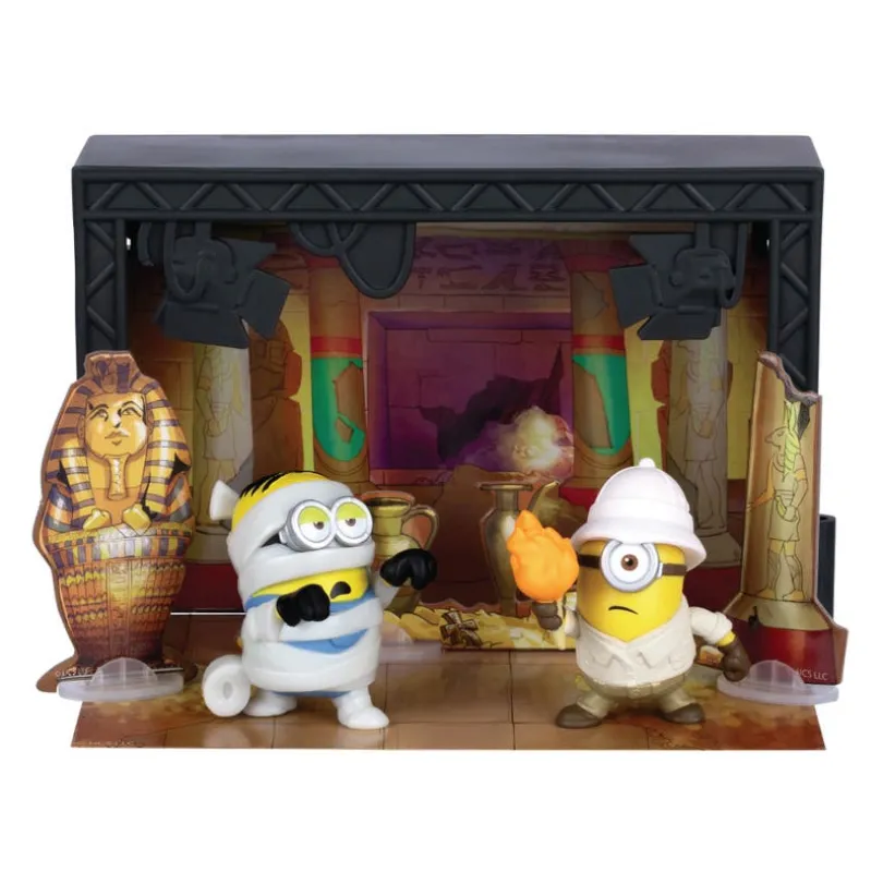Minions & Monster - 5 cm Stage Set, 2 PK, Asst
