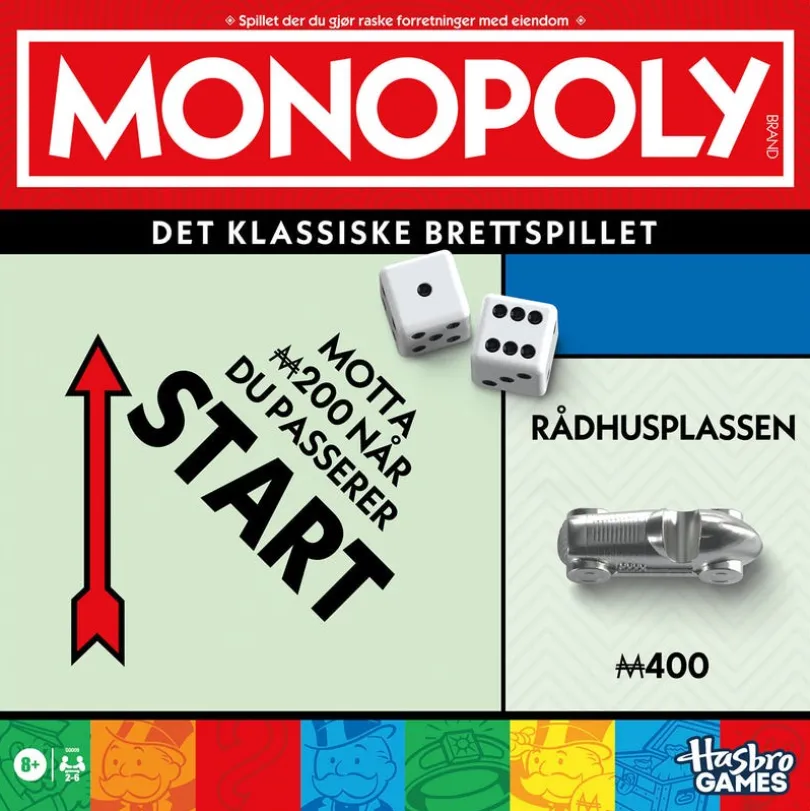 Monopoly Classic Refresh 90 År Brettspill