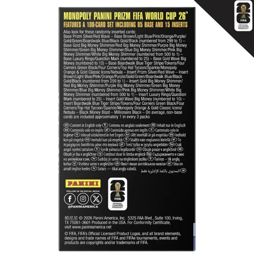Monopoly FIFA Legends Booster Pack – 24 samlekort