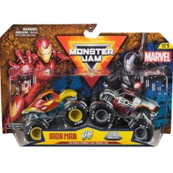Monster Jam 1:64 Marvel 2-pakning - Iron: War Machine