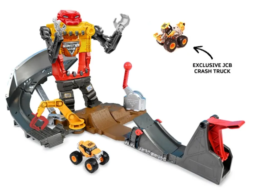 Monster Jam 1:64 Smash & Bash Smashbot Playset