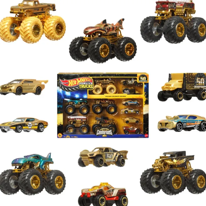 Monster Trucks Bigfoot Trophy Champions Set