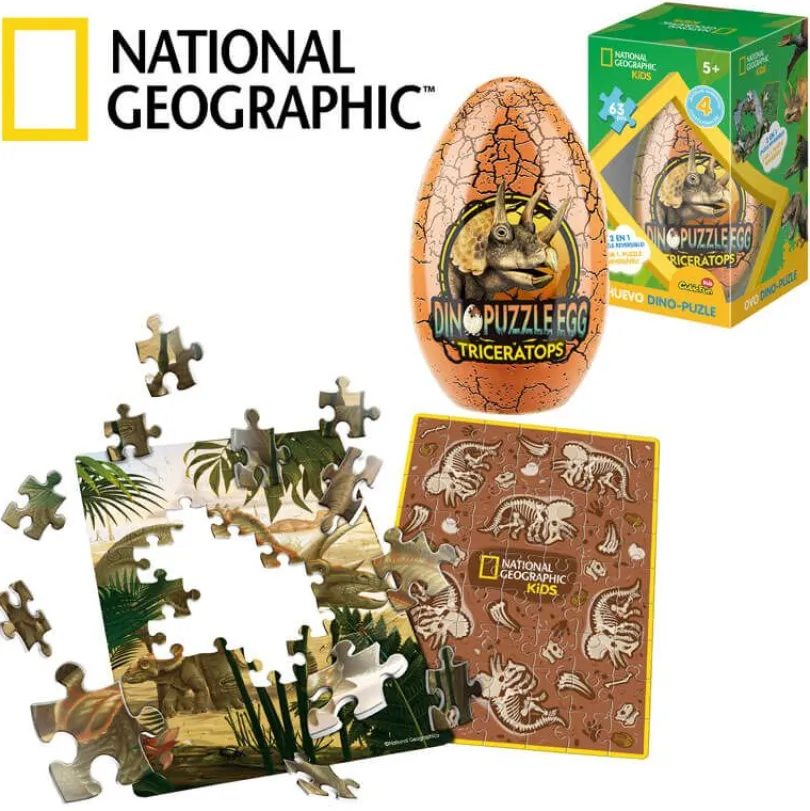 National Geographic Kids, Triceratops Puslespill