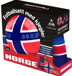 NORGE Fotballsett - Ball & kjegler