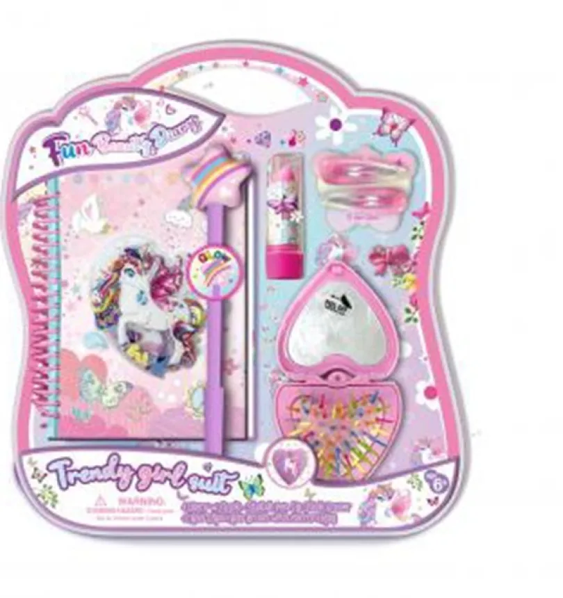 Notatbok Unicorn med tilbehør