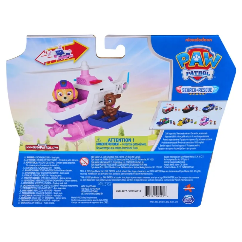 Paw Patrol Search & Rescue Helikopter med Skye
