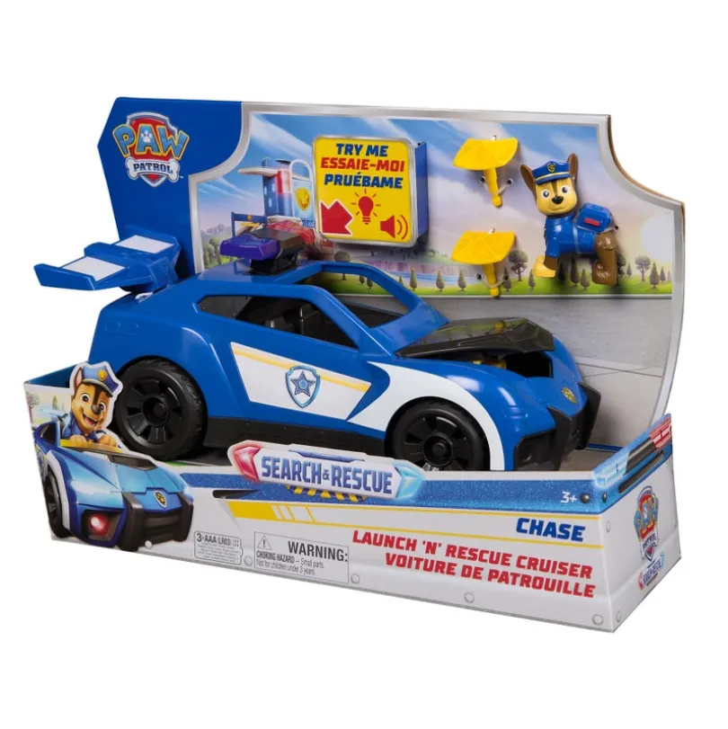 Paw Patrol Search & Rescue Launch N Rescue Cruiser med Chase