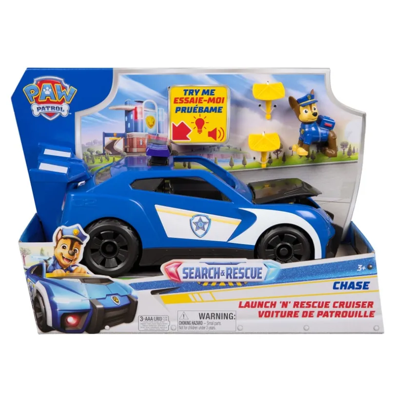 Paw Patrol Search & Rescue Launch N Rescue Cruiser med Chase