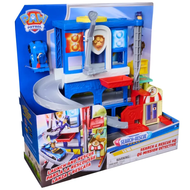 PAW Patrol Search & Rescue Pup Squad HQ lekesett med Chase
