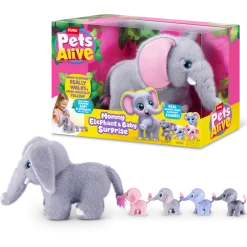 Pets Alive - Mommy & Baby Surprise Mommy Elephant