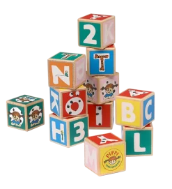 Pippi Bokstavsklossar 36 St