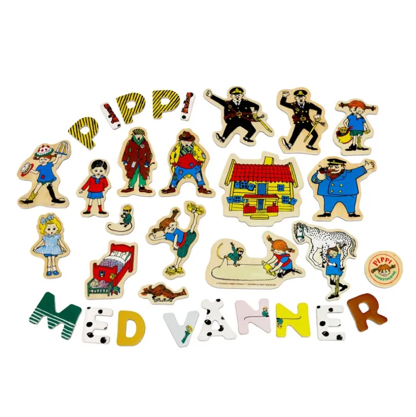 Pippi Magnetbokstaver+Figurer