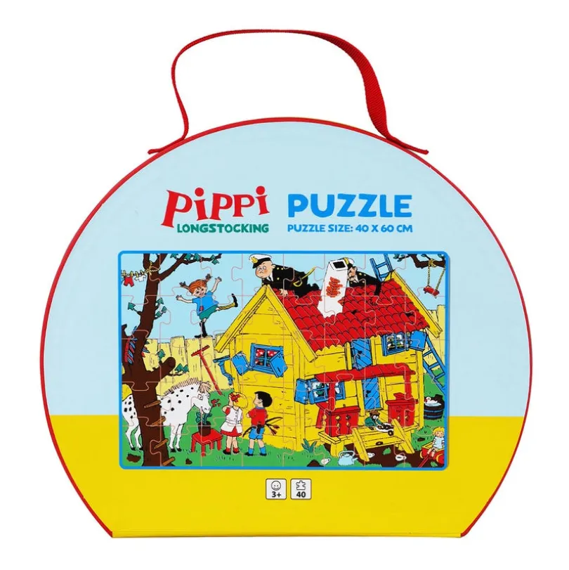 Pippi Suitcase with puzzle 40 pcs
