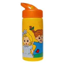 PIPPI, Vannflaske med sugerør, 420 ml