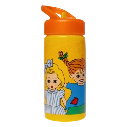 PIPPI, Vannflaske med sugerør, 420 ml