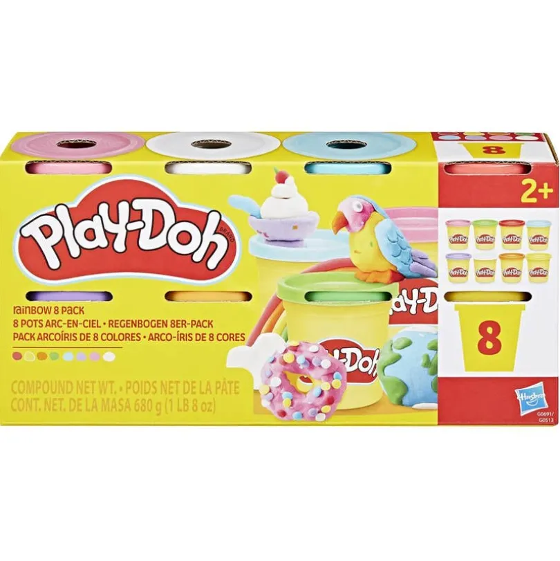 Play-Doh Lera 8 farger Regnbue