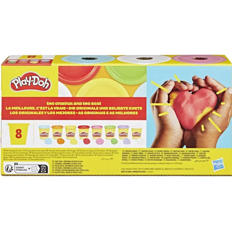 Play-Doh Lera 8 farger Regnbue