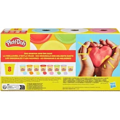 Play-Doh 8-pack leire i ulike farger