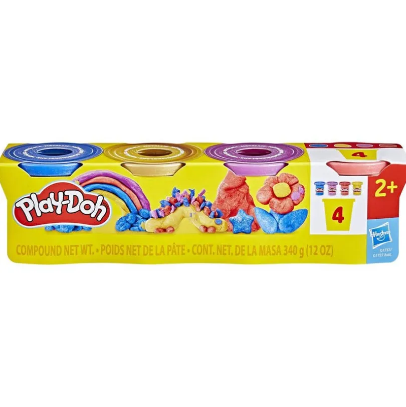 Play-Doh Specialty Compound 4 Pack Metallic