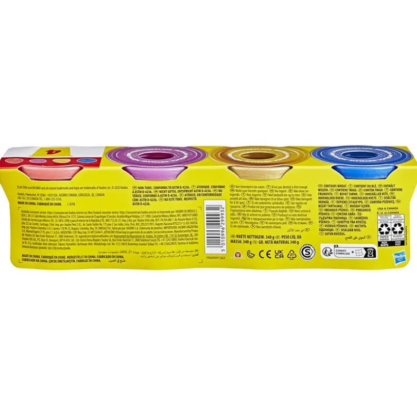 Play-Doh Specialty Compound 4 Pack Metallic