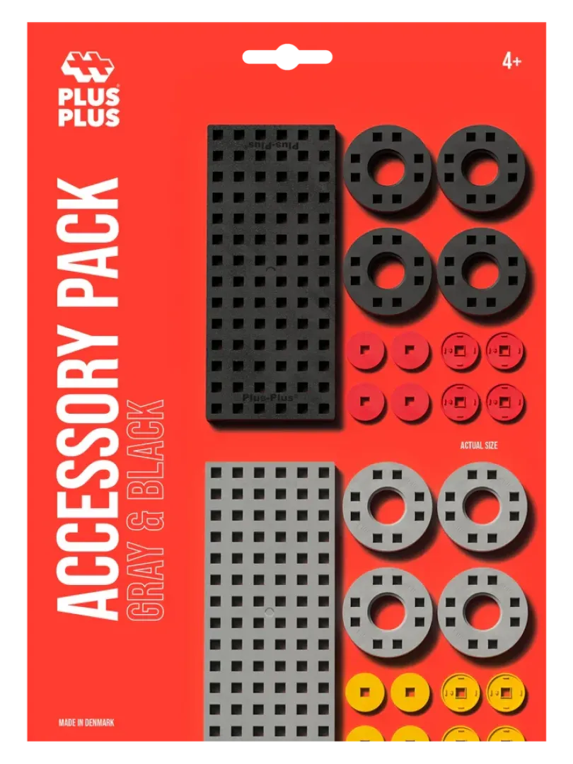 Plus-Plus - Accessory Pack / Gray & Black
