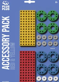 Plus-Plus - Accessory Pack / Red & Yellow