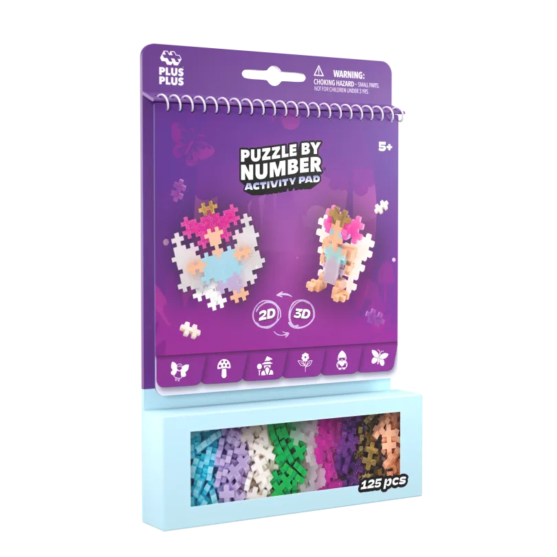 Plus-Plus Activity Pad – Enchanted Forest, 125 deler