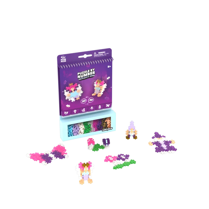 Plus-Plus Activity Pad – Enchanted Forest, 125 deler
