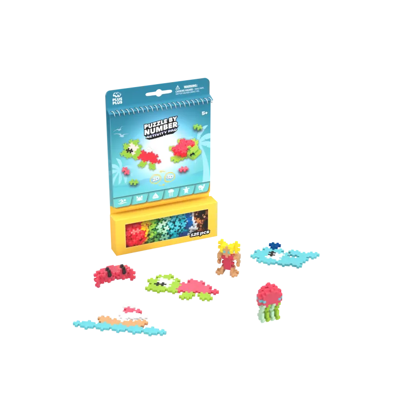 Plus-Plus Aktivitetsplate – Ocean