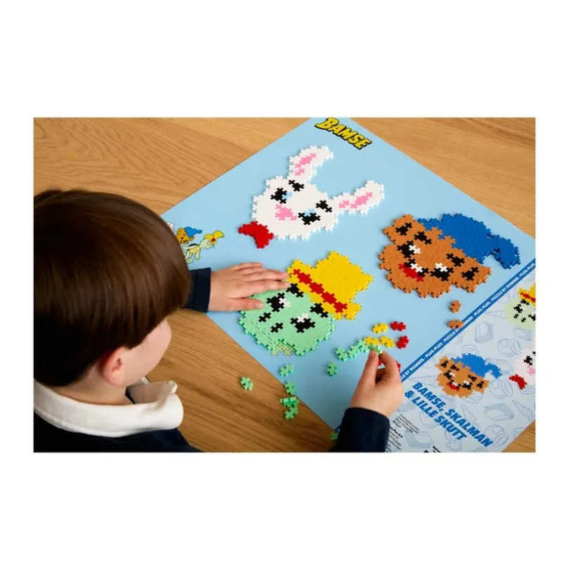 Plus-Plus Bamse, Skalman & Lille Skutt 400 stk