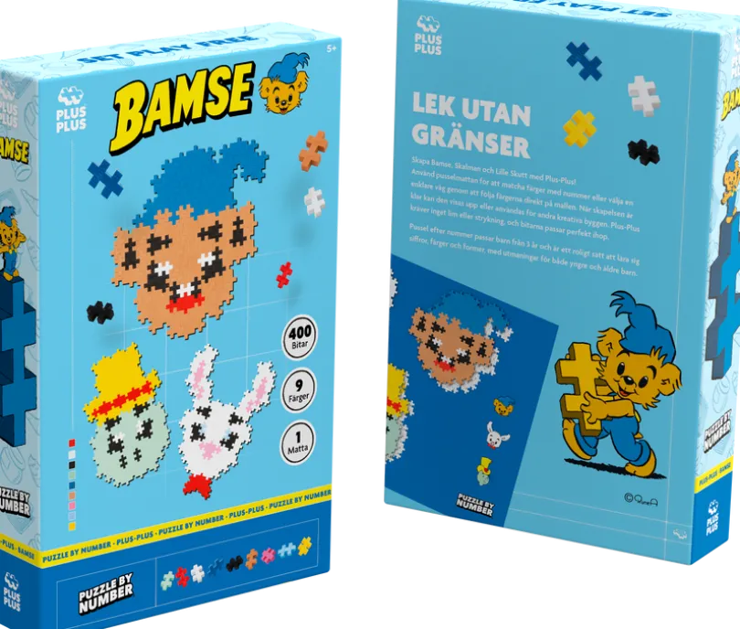 Plus-Plus Bamse, Skalman & Lille Skutt 400 stk