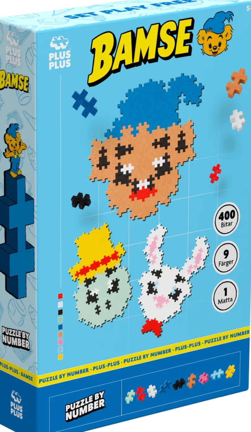 Plus-Plus Bamse, Skalman & Lille Skutt 400 stk