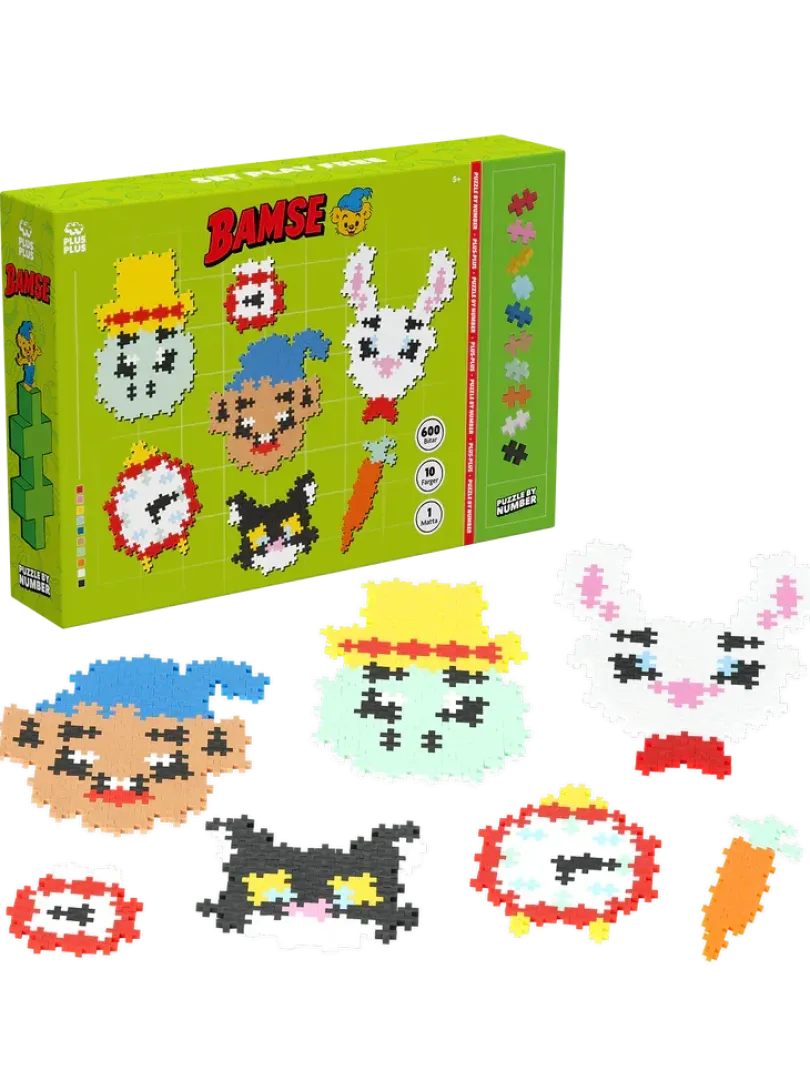 Plus-Plus Bamse & venner 600 stk