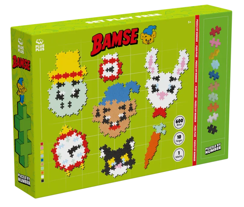 Plus-Plus Bamse & venner 600 stk