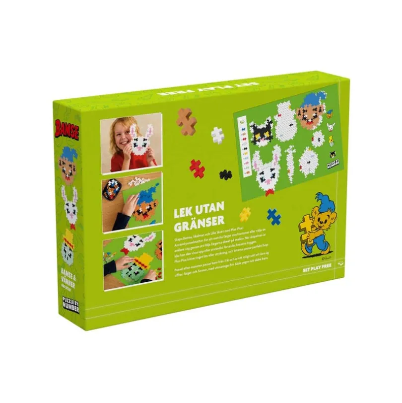 Plus-Plus Bamse & venner 600 stk