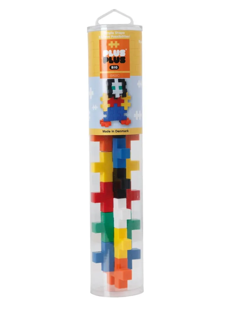 Plus-Plus BIG - Basic 15 pcs / Tube 2x10"