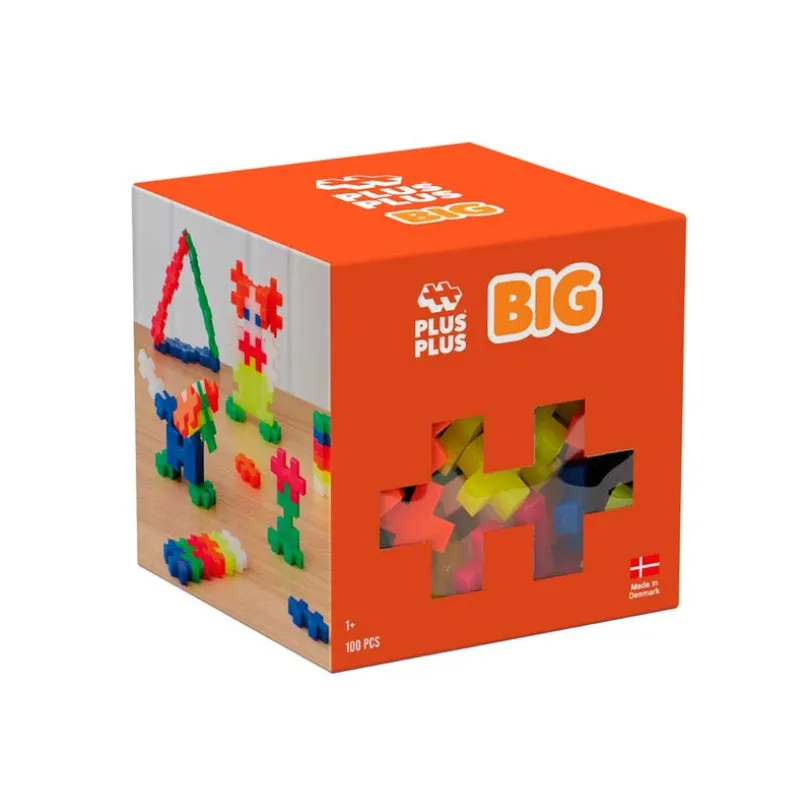 Plus-Plus BIG Neon Mix / 100 stk