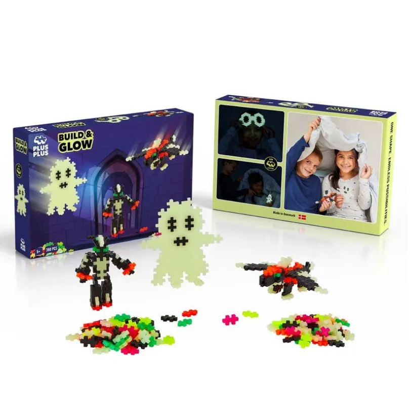 Plus-Plus, Build and Glow - Glow in the Dark, 360 deler