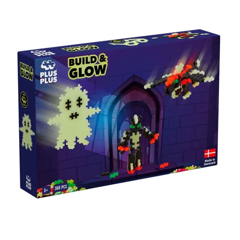 Plus-Plus, Build and Glow - Glow in the Dark, 360 deler