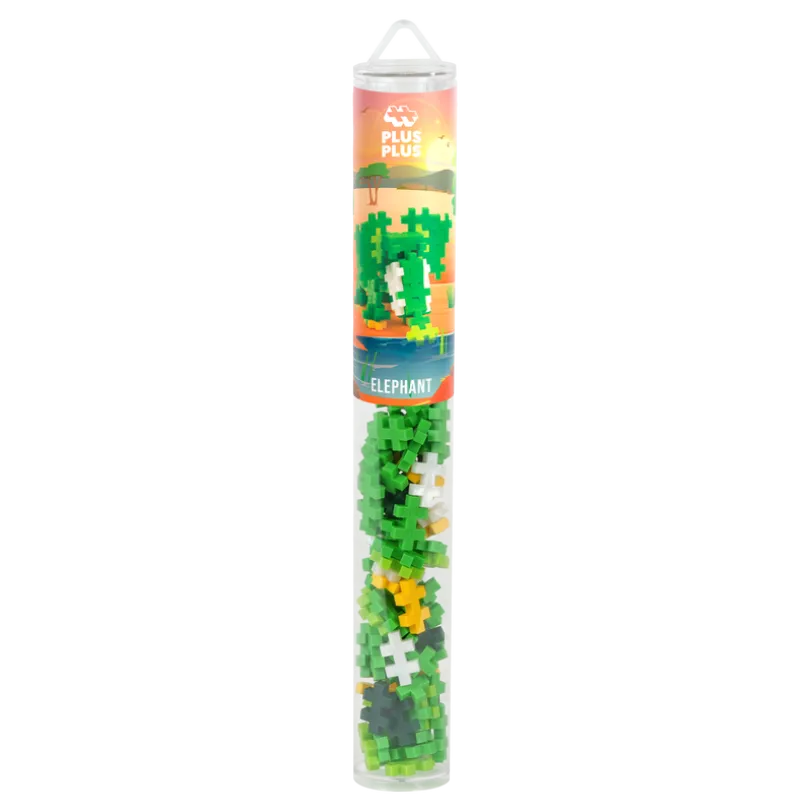 Plus-Plus - Elephant / 100 pcs Tube