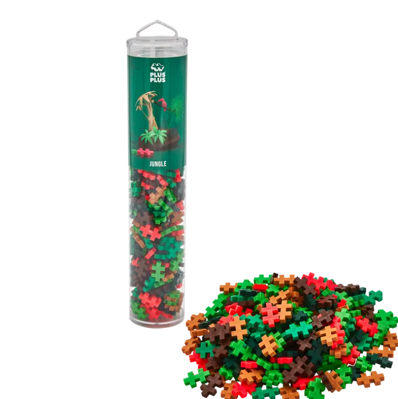 Plus-Plus Jungle mix / 240 stk Tube