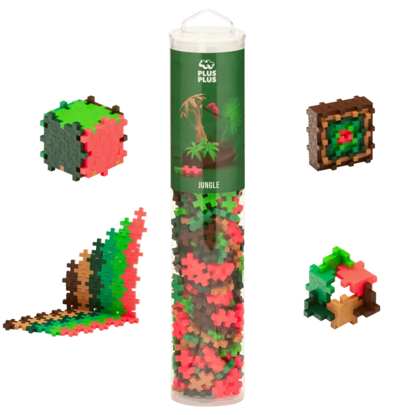 Plus-Plus Jungle mix / 240 stk Tube