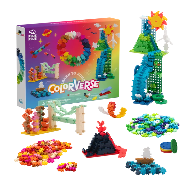 Plus-Plus Learn to build Colorverse Super sett