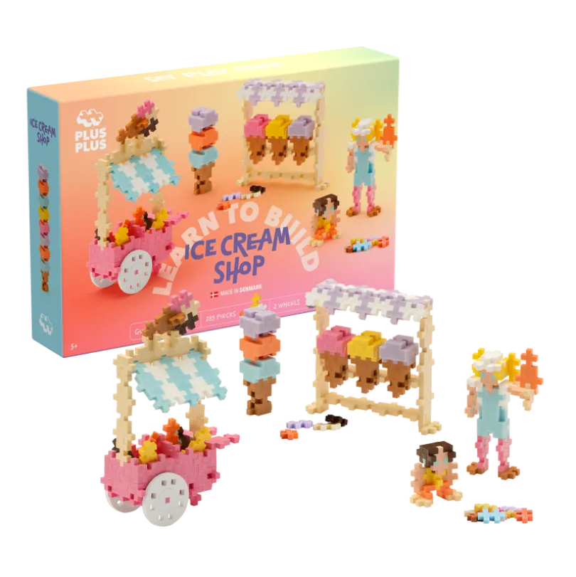 Plus-Plus Learn to Build – Isbutikk, 285 deler