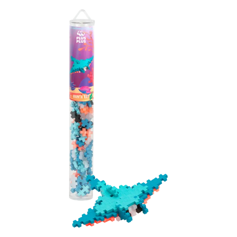 Plus-Plus - Manta Ray / 100 pcs Tube