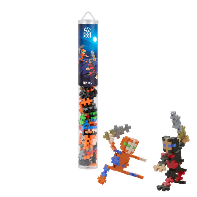 Plus-Plus - Ninjas / 100 pcs Tube