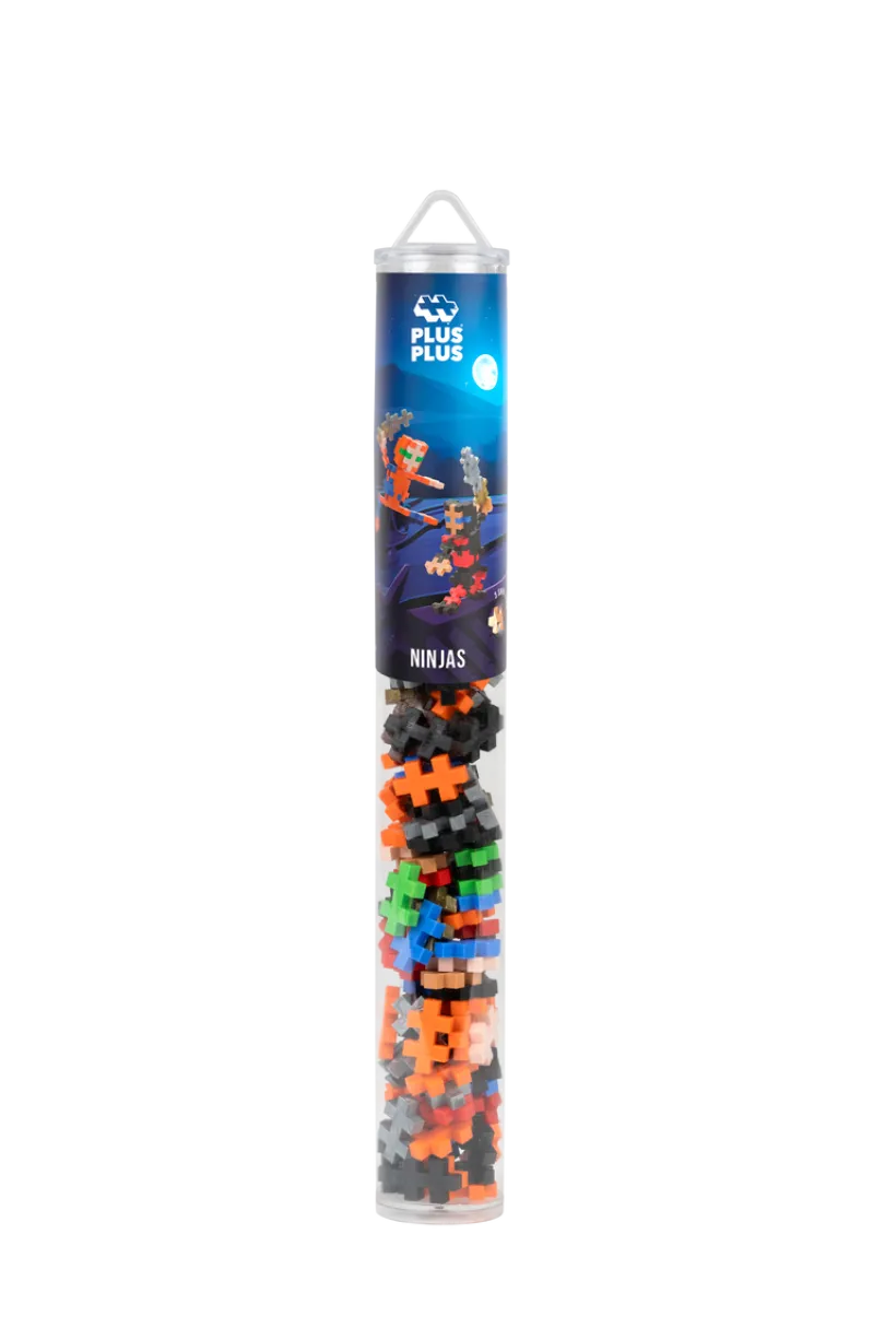 Plus-Plus - Ninjas / 100 pcs Tube
