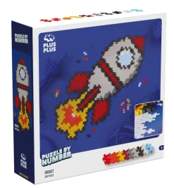 Plus-Plus - Puzzle By Number Rocket 500 pcs